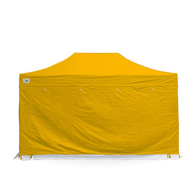 3m x 4.5m Gala Shade Pro Gazebo Yellow Sidewalls